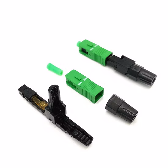 Sc APC Fiber Optic Fast Connector FTTH Embedded Sc Upc Single-Mode Fiber Optic Quick Connector Adapter 5%off